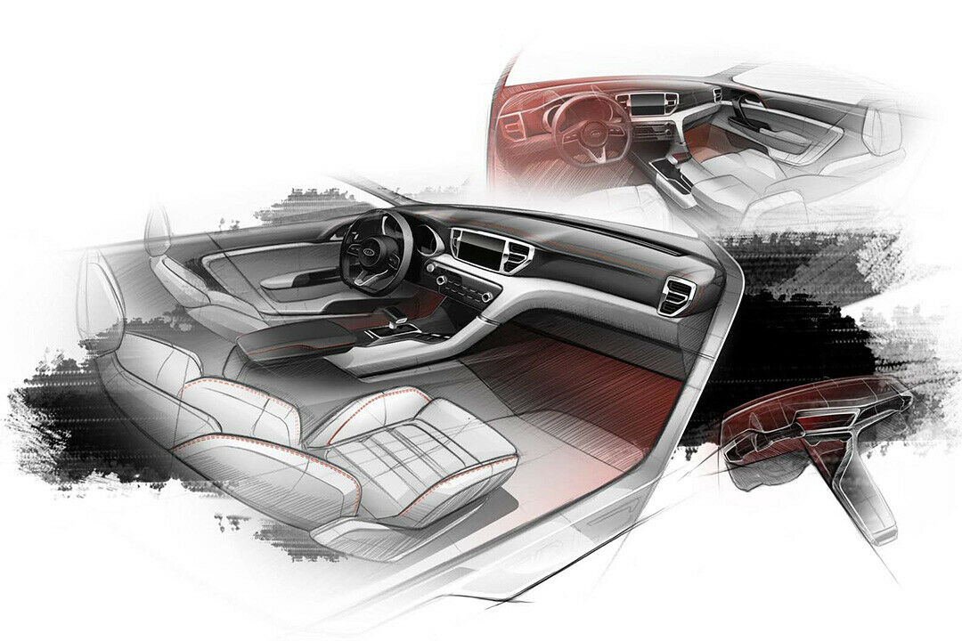 Auch den Innenraum des Sportage wird Kia für den Modellwechsel deutlich überarbeiten