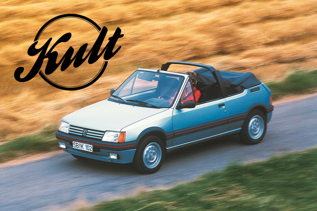 Peugeot 205 CJ Cabriolet: Die 60 PS starke Einstiegsvariante kam erst 1988 auf den Markt