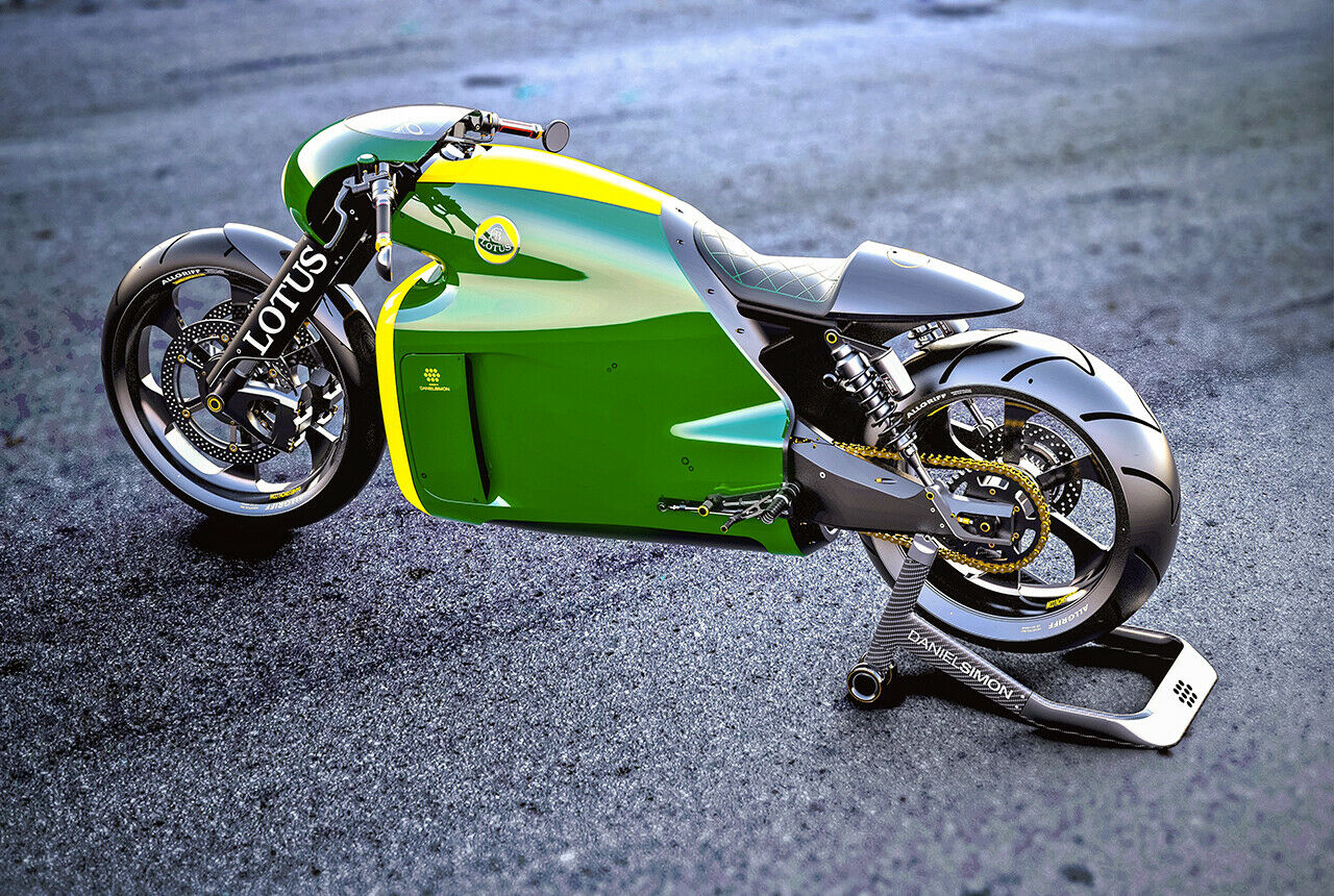 Power Cruiser mit sattem Radstand von 1.645 mm. Die Lotus C-01 bereichert schon bald die Motorradszene