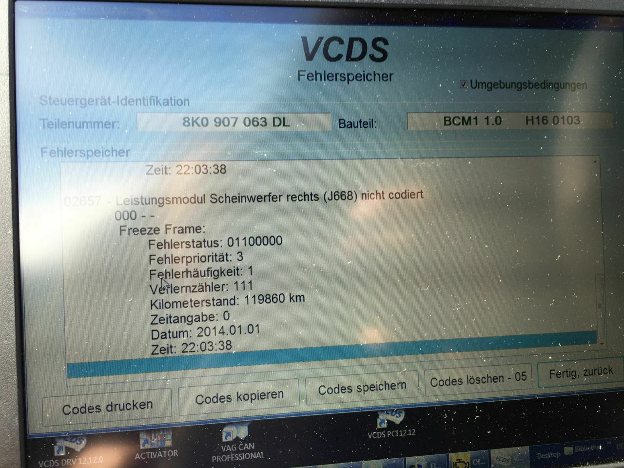 Facelift Frontscheinwerfer Bordnetzsteuergerät, welches?