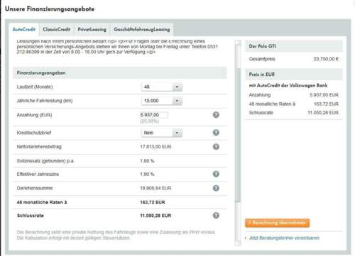 Ballon mit Anzahlung