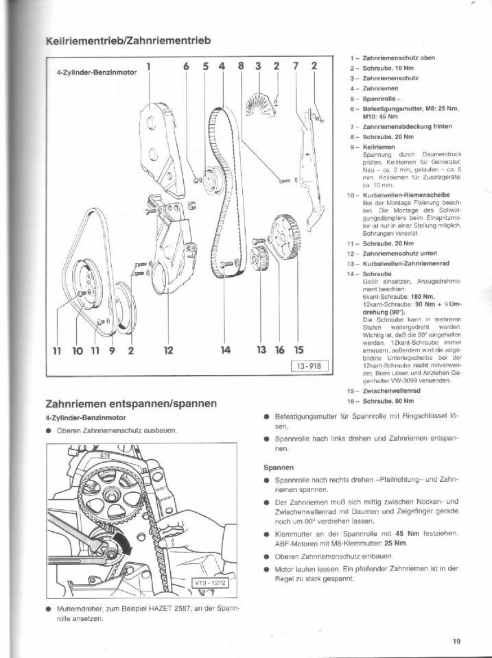 Riemenscheibe Kurbelwelle abgeschert