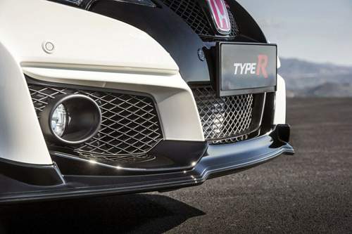 Die Front des Honda Civic Type R