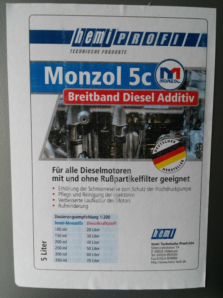 OMXXX 2-Takt-ÖL + Dieselkraftstoff?