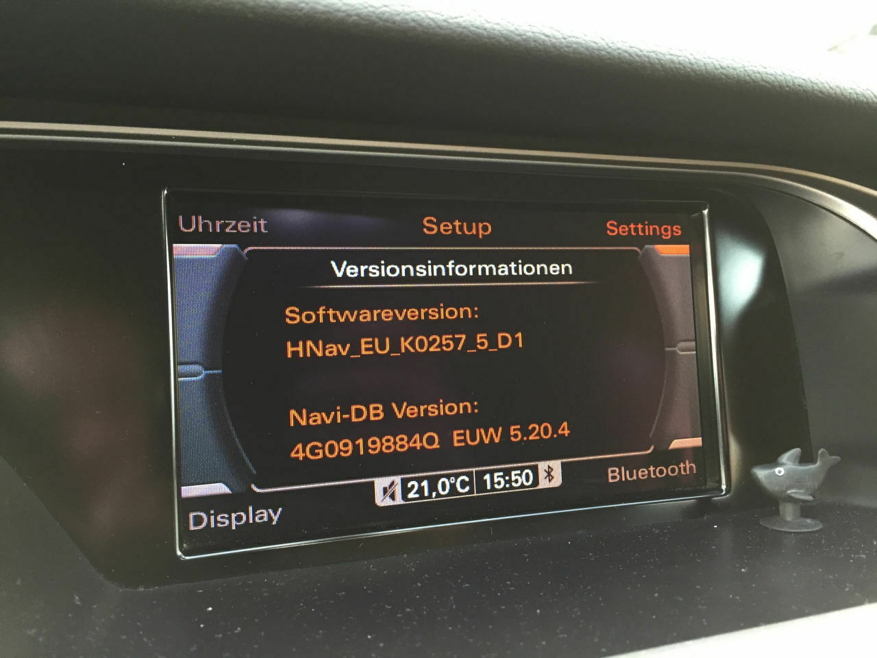 Softwarestand Navisoftware