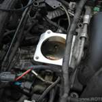 Drosselklappe und Ellenbogenrohr