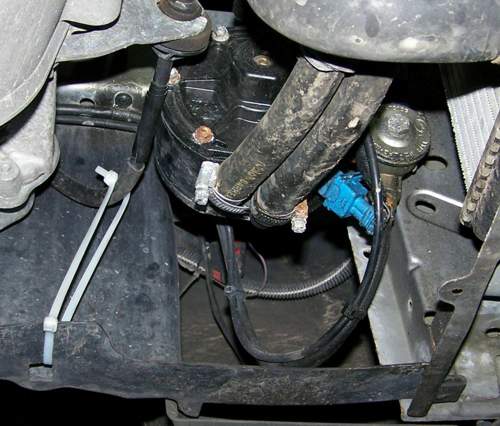 Blick von der Mitte zur Fahreseite