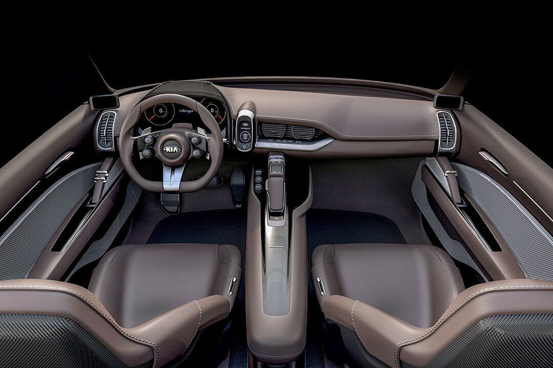 Das Cockpit soll beruhigen wirken, es ist vollständig auf den Fahrer ausgerichtet