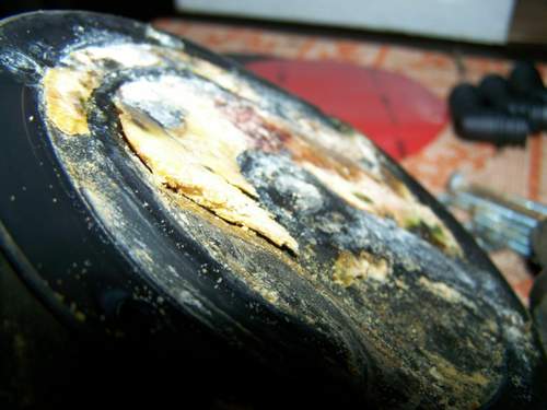 Dichtung fast 5mm eingedrückt