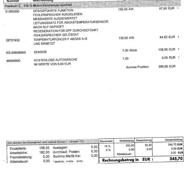 Golf 6 GTD - Kühlwasserverlust - Eine Leidensgeschichte