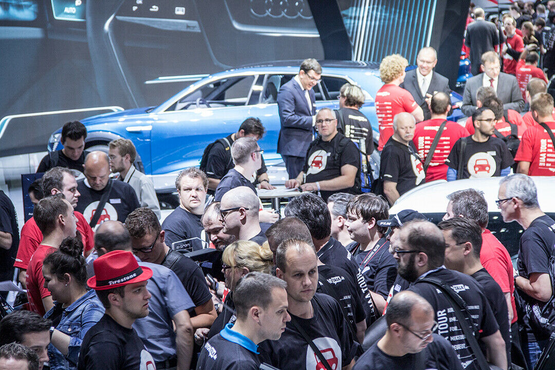 Den Audi-Experten wurden viele Fragen gestellt