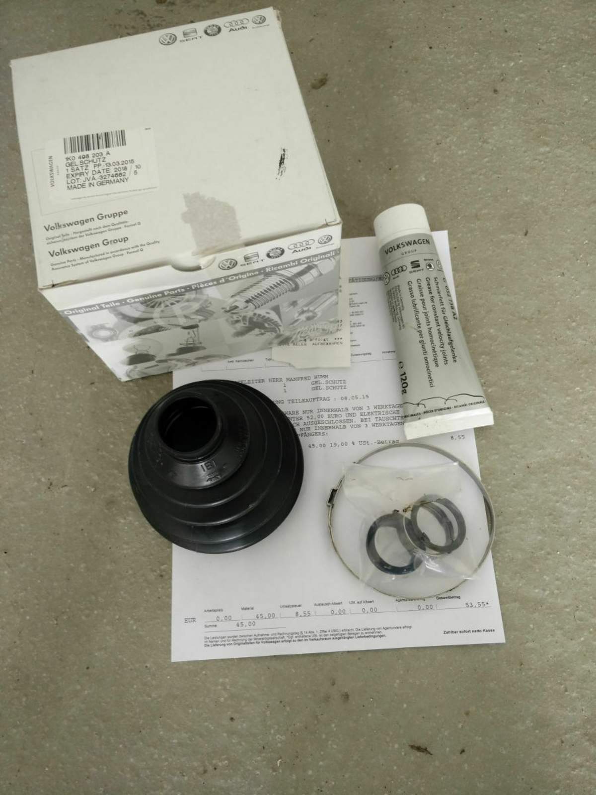 VW Achsmanschette Wechselsatz 1K0 498 203 A Biete