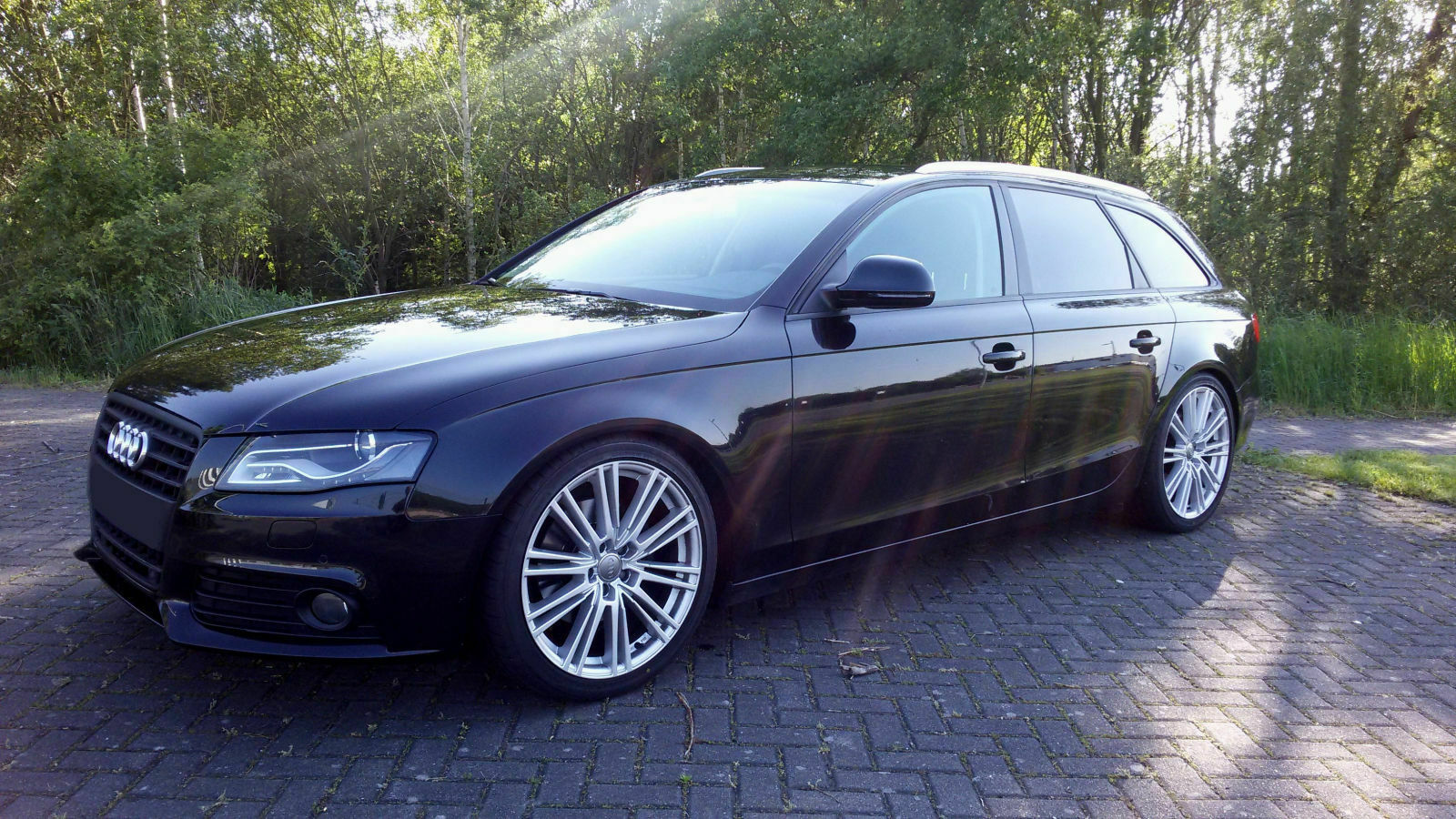 Felgen + Fahrwerkstausch, bündiger Abschluss.