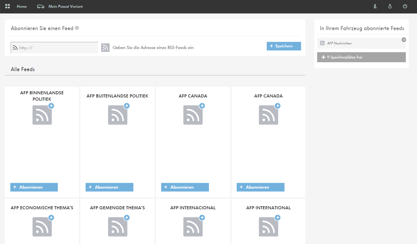 Car-Net Webportal Problem