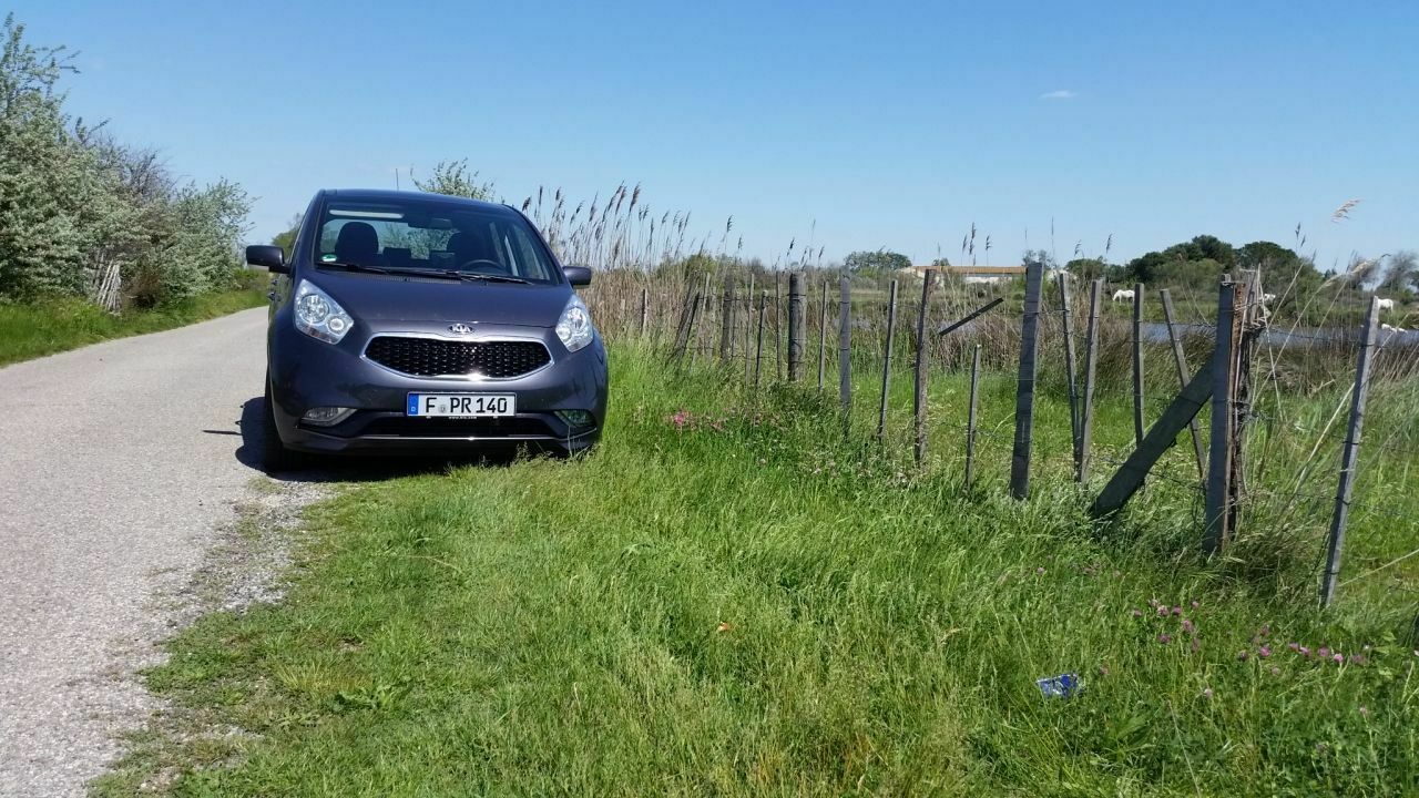 Auf Landstraßen wird der Kia zum Sparwunder