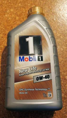 Synthetisches Motoröl Mobil1 New Life 0W-40 : Biete
