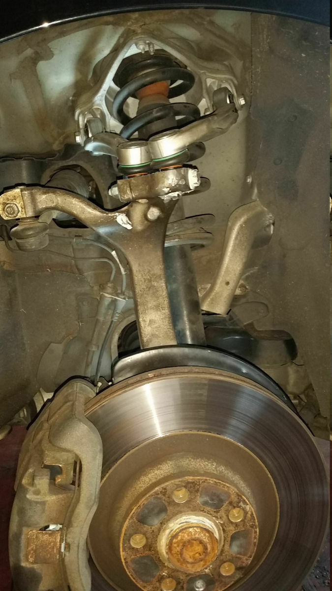 Audi Werkstatt zerstört Achsschenkel beim Querlenkerausbau