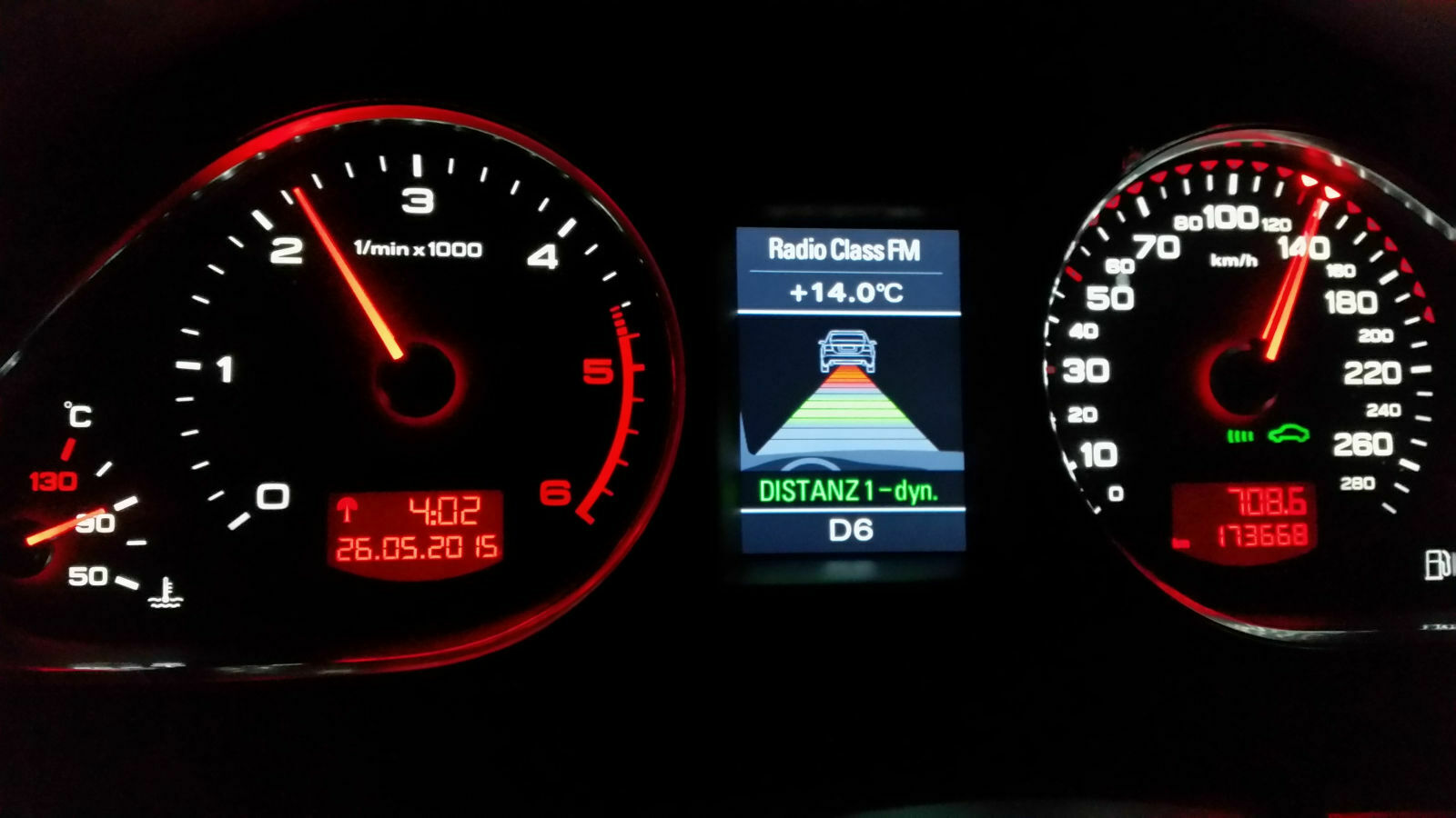 Facelift Kombiinstrument im VFL eingebaut!