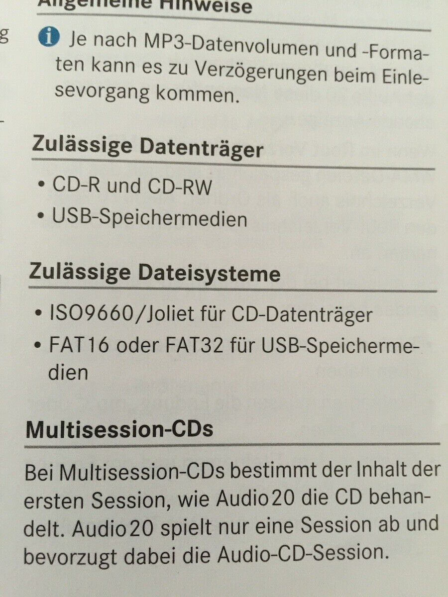 Audio 20 USB und Große Externe Festplatte