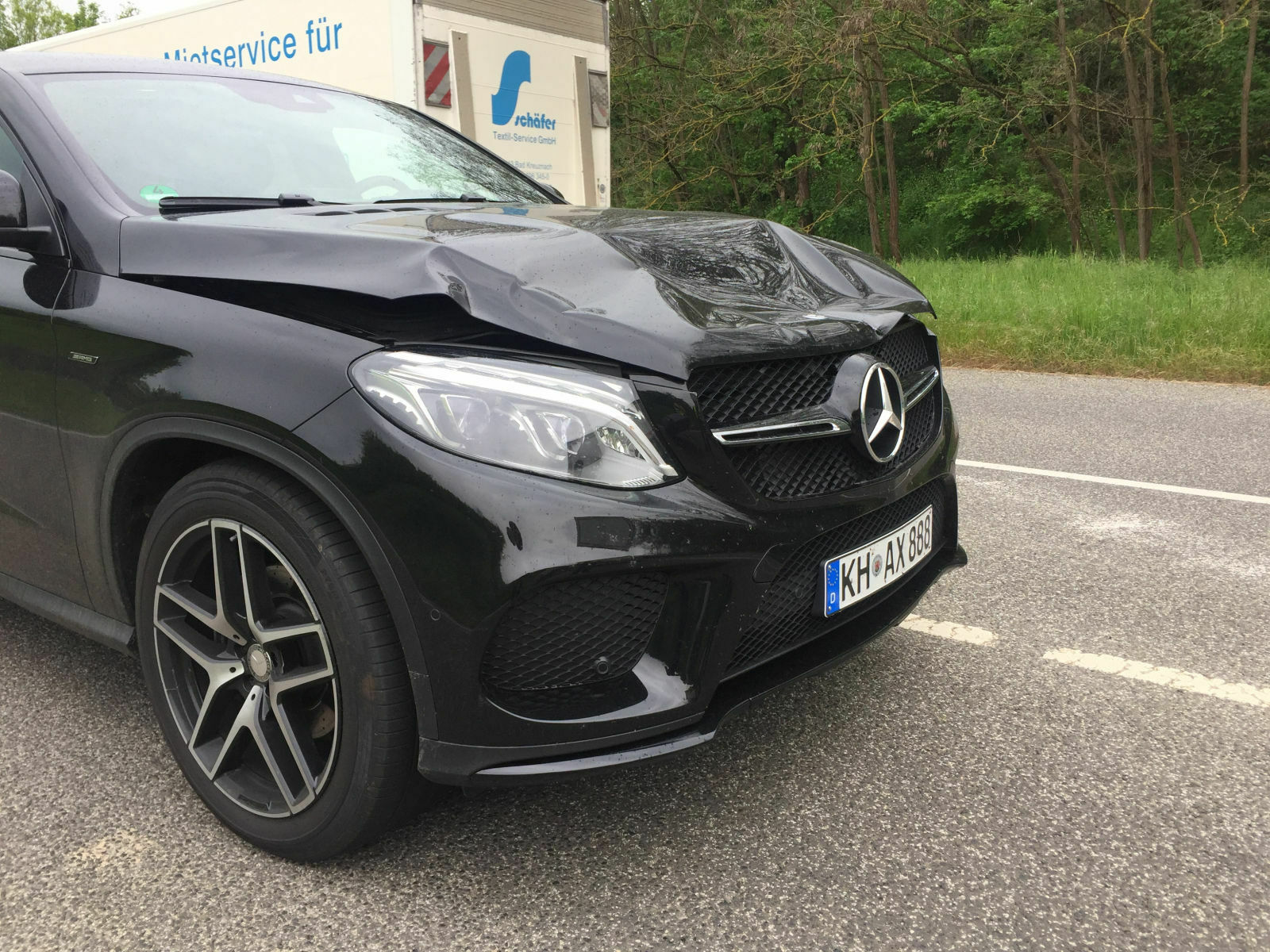 GLE Coupé Unfall