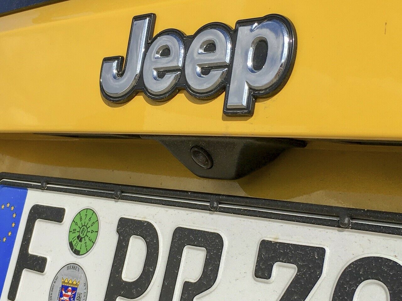 Die R&uuml;ckfahr-Kamera des Jeep Renegade