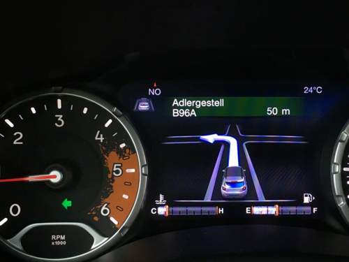 Die Anzeige im Infodisplay