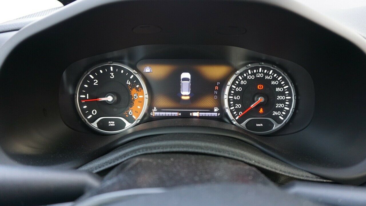 Anzeige der Einparkhilfe im Infosisplay