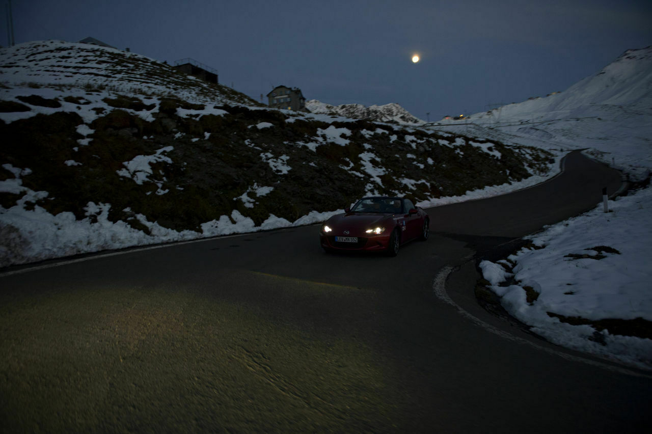 Blaue Stunde am Umbrailpass