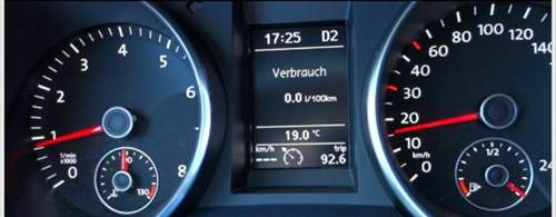 D-modus Schubabschaltung Tiefpunkt