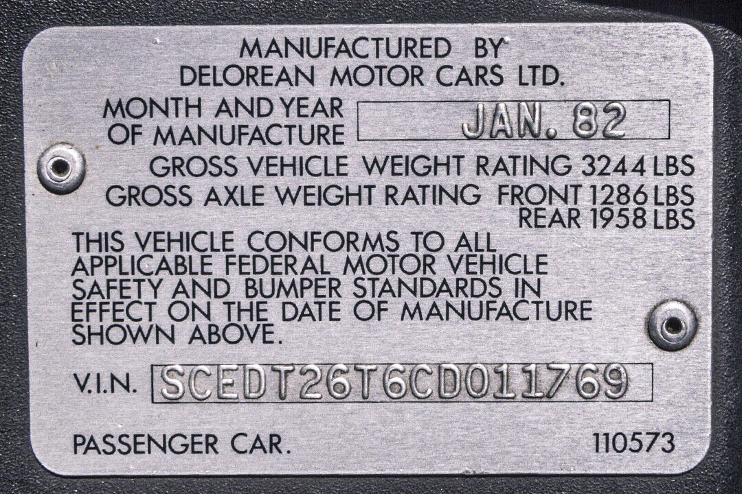 Svens DeLorean: Gebaut im Januar 1982