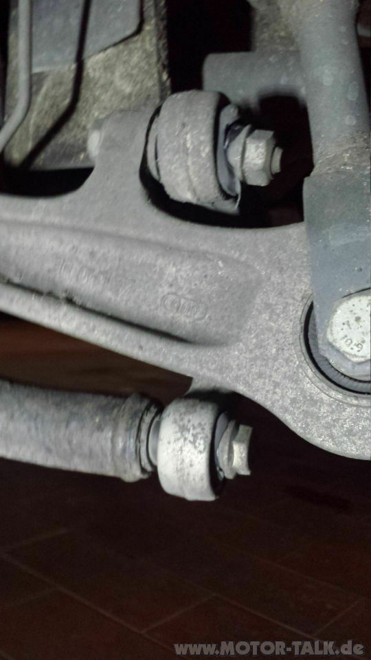 Poltern an Vorderachse 4F- Lösung