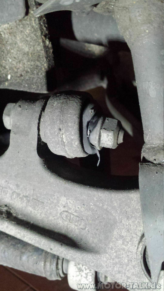 Poltern an Vorderachse 4F- Lösung