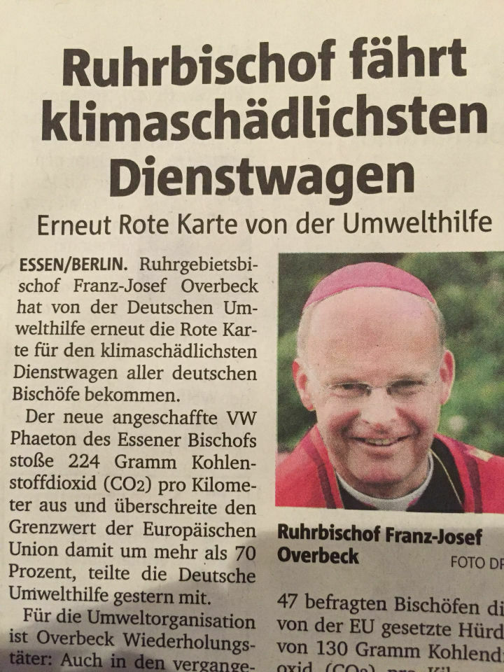 Prominente Phaeton Fahrer