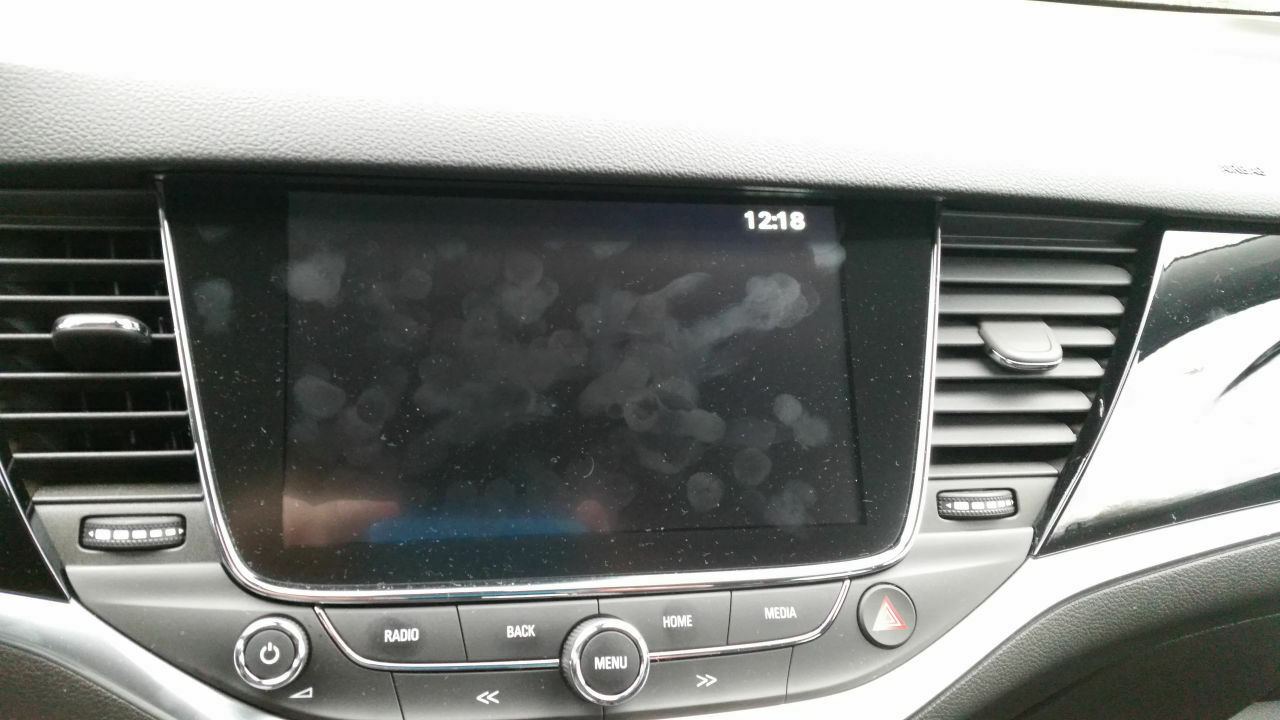 Finger-Tatscher auf dem Display