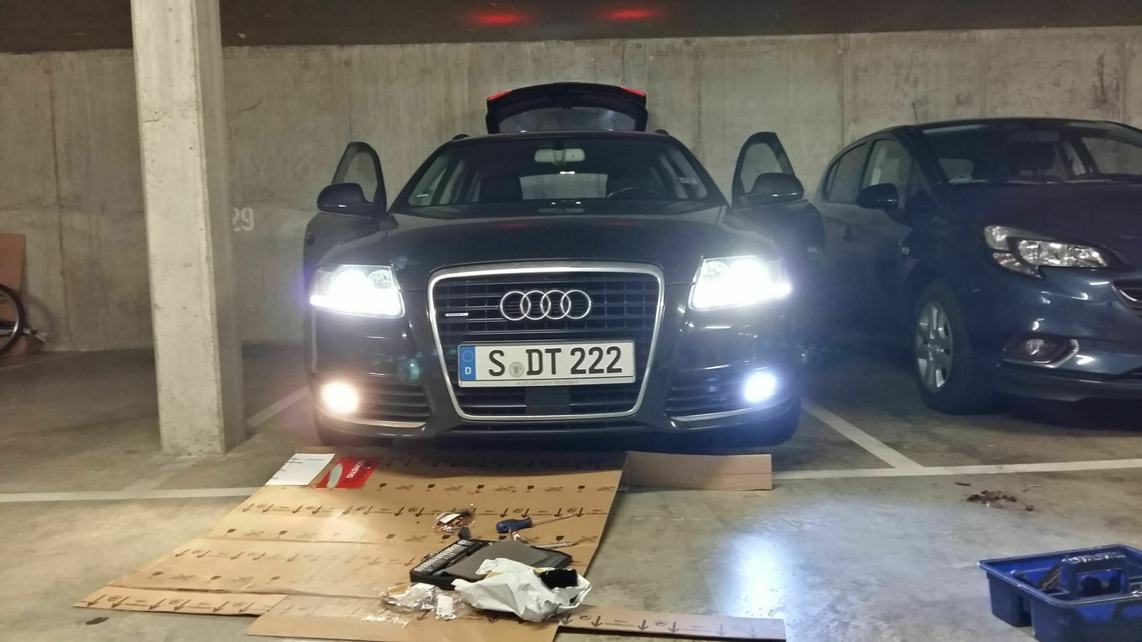 Nebelscheinwerfer NSW im A6 4F FL Facelift tauschen (LED Umrüstung)