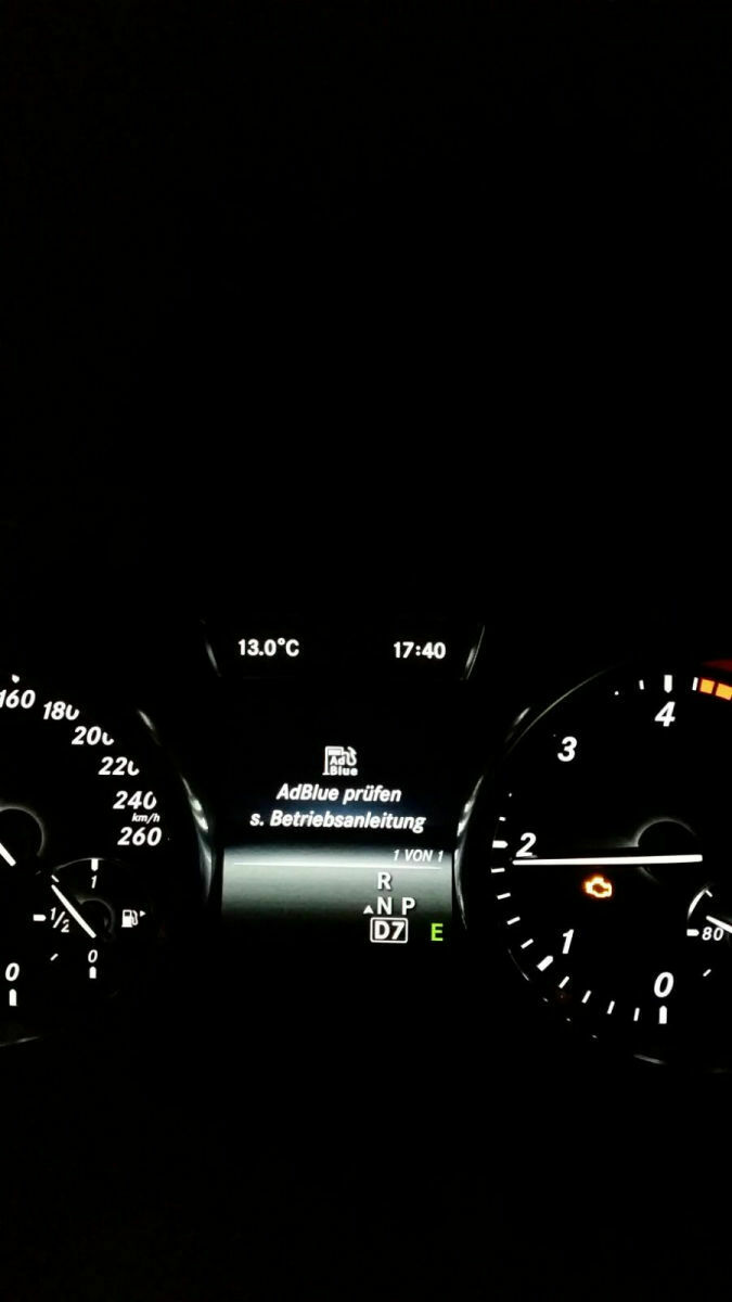 Fehlermeldung: Ad-Blue prüfen + Motordiagnostiklampe leuchtet - und was danach kommt!