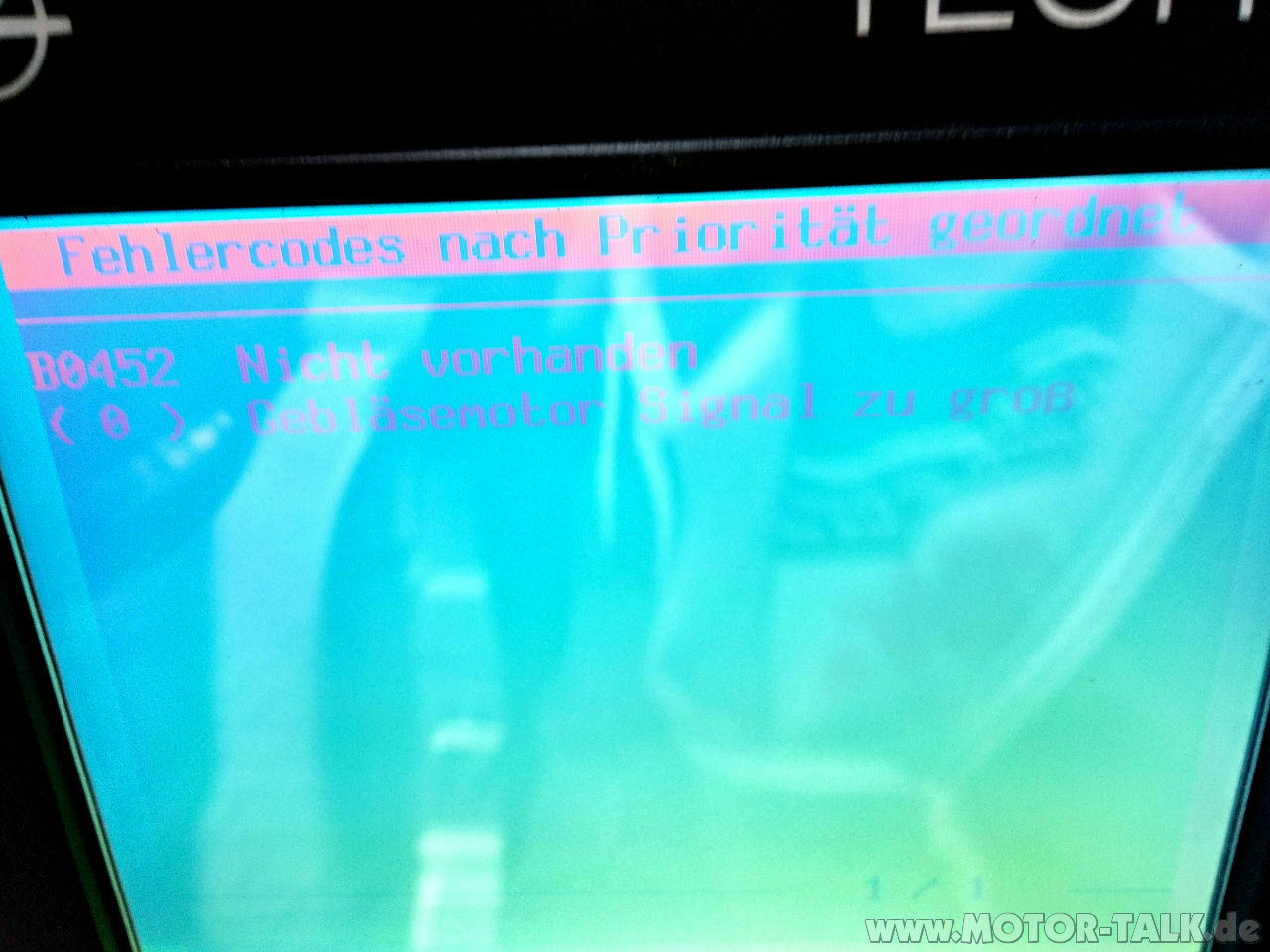 Omega B - Zuheizer/Standheizung 2,5 DTI