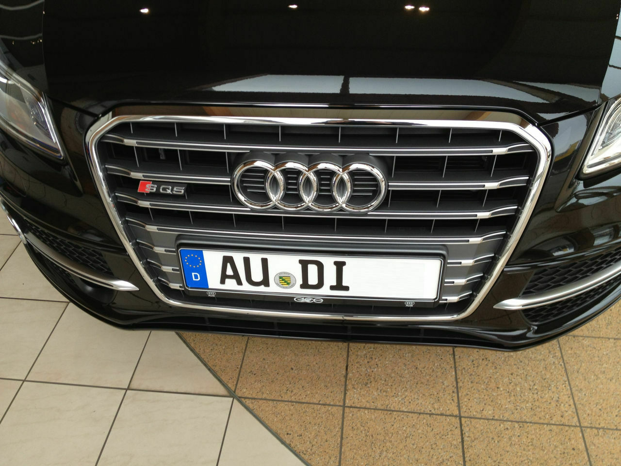 SQ5 Nummernschildhalter