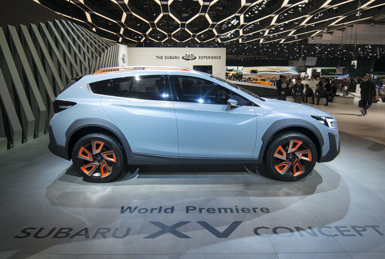 Mit 4,52 Meter ist die Studie XV Concept sieben Zentimeter länger als das Facelift-Modell des aktuellen XV