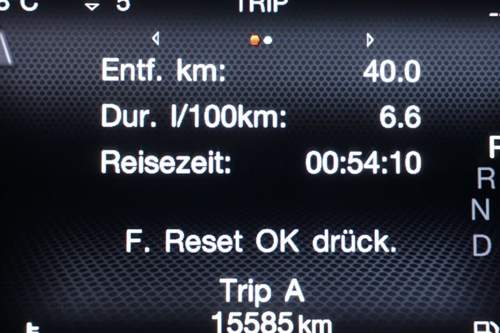 Die Verbrauchsanzeige ist f&uuml;r J&ouml;rg mit Vorsicht zu genie&szlig;en