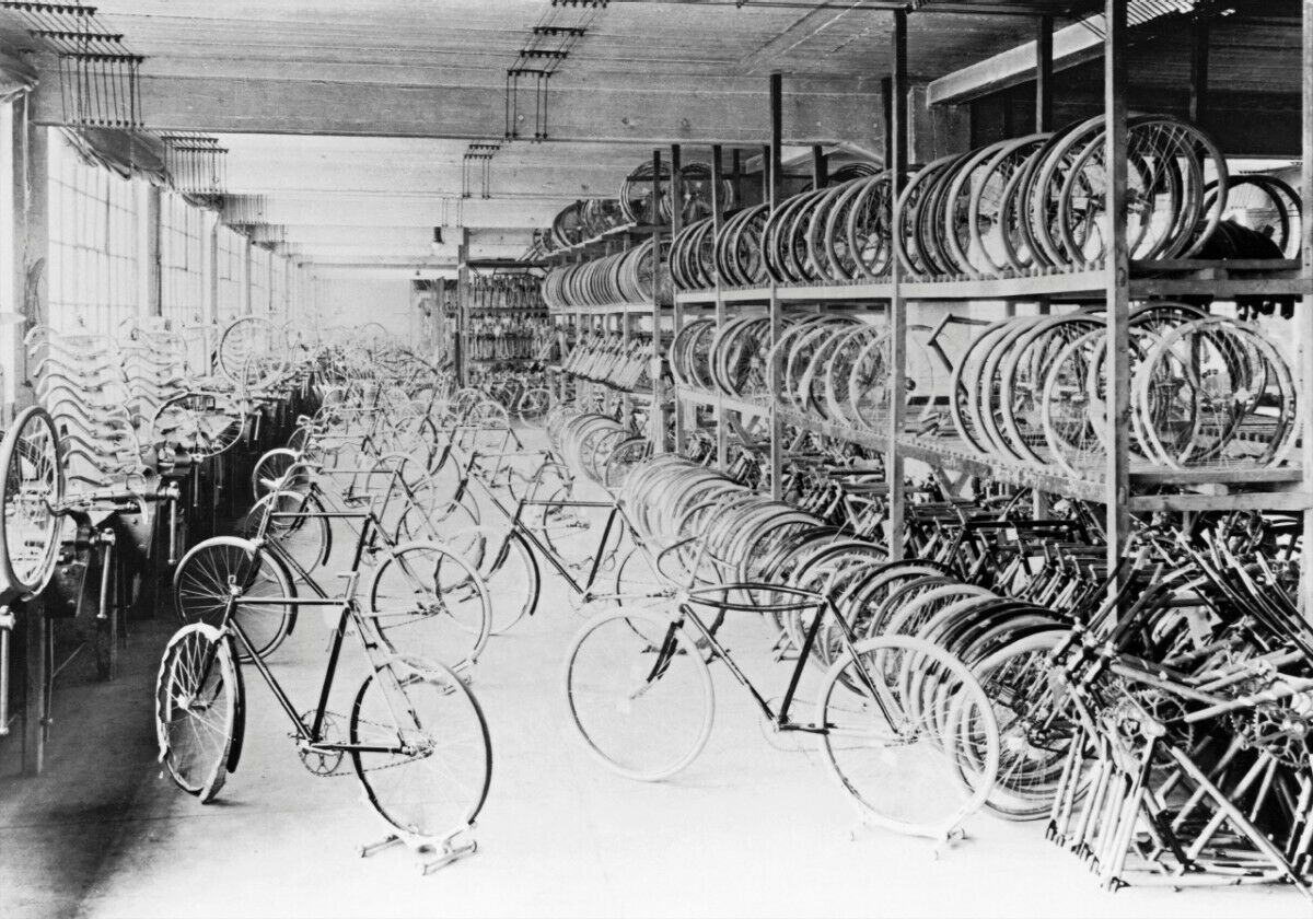 Fahrradproduktion von Opel 1912