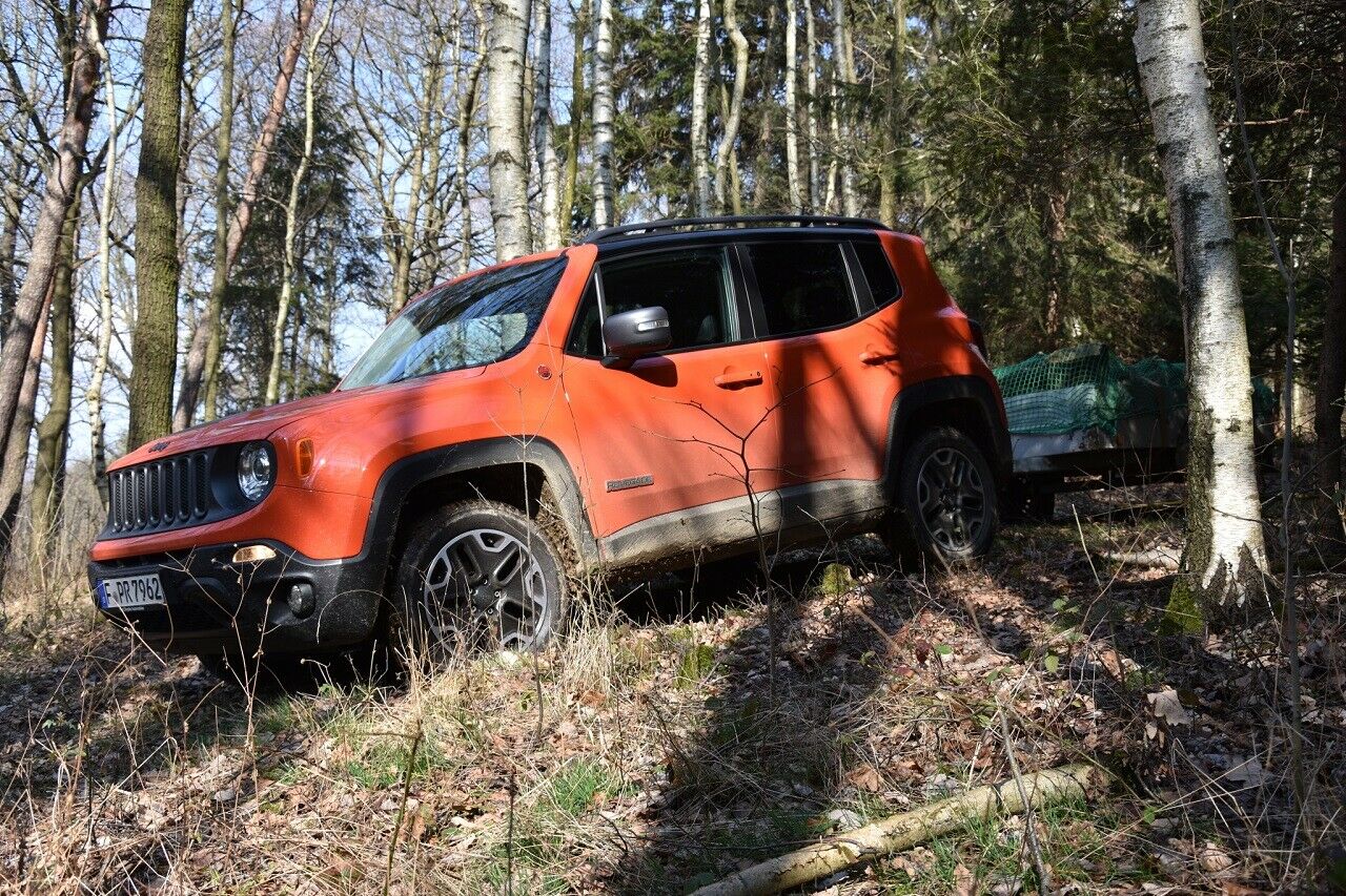 Der Anh&auml;nger schiebt bei Gef&auml;lle sehr - ein Job f&uuml;r die Bergabfahrhilfe