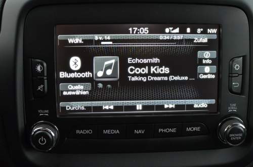 Das Radio im Jeep Renegade