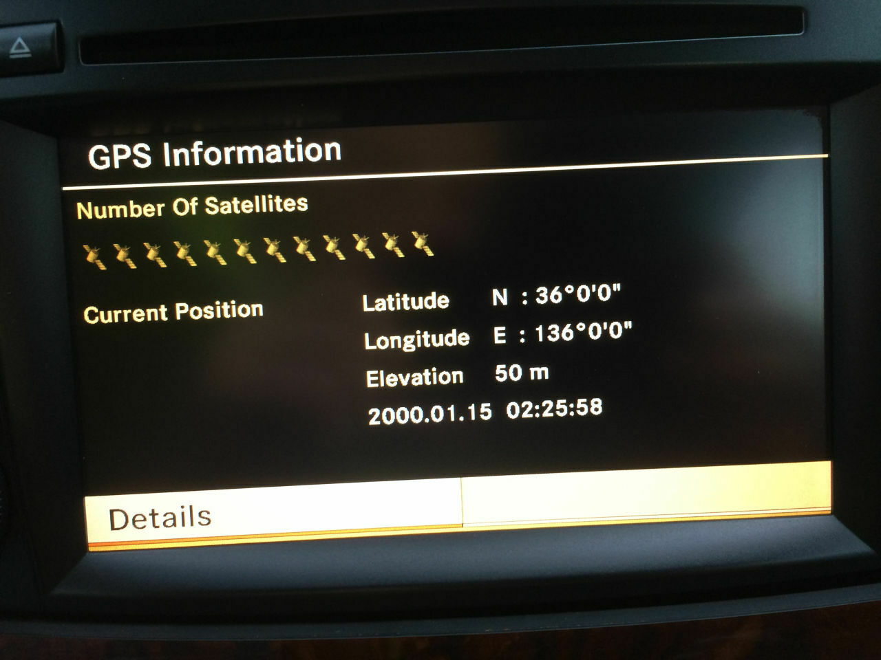 NTG 2.5 - unplausibles GPS Signal