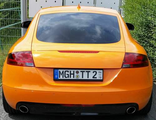 Heckscheibenfolierung