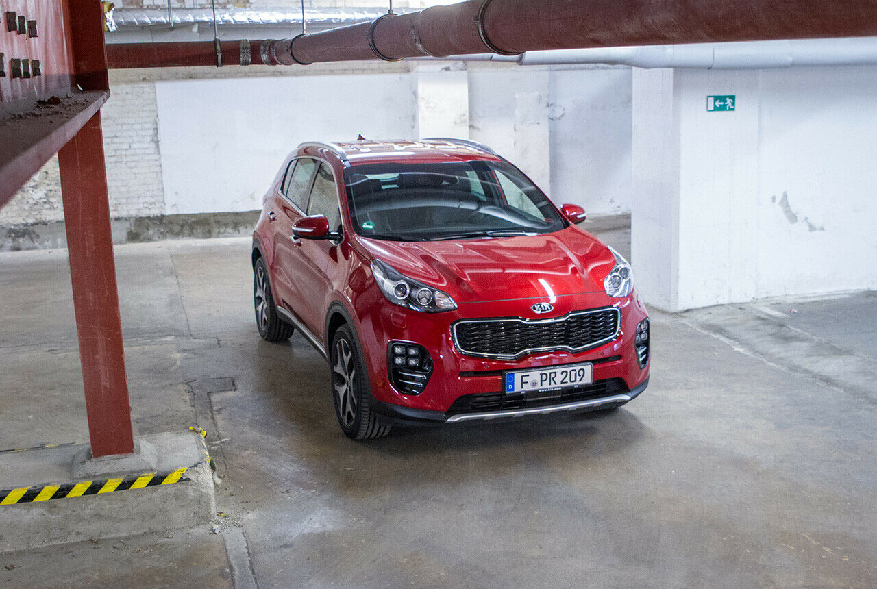 Der Kia Sportage verbrauchte bei uns 9,1 Liter pro 100 Kilometer - laut Datenblatt sind es 7,6