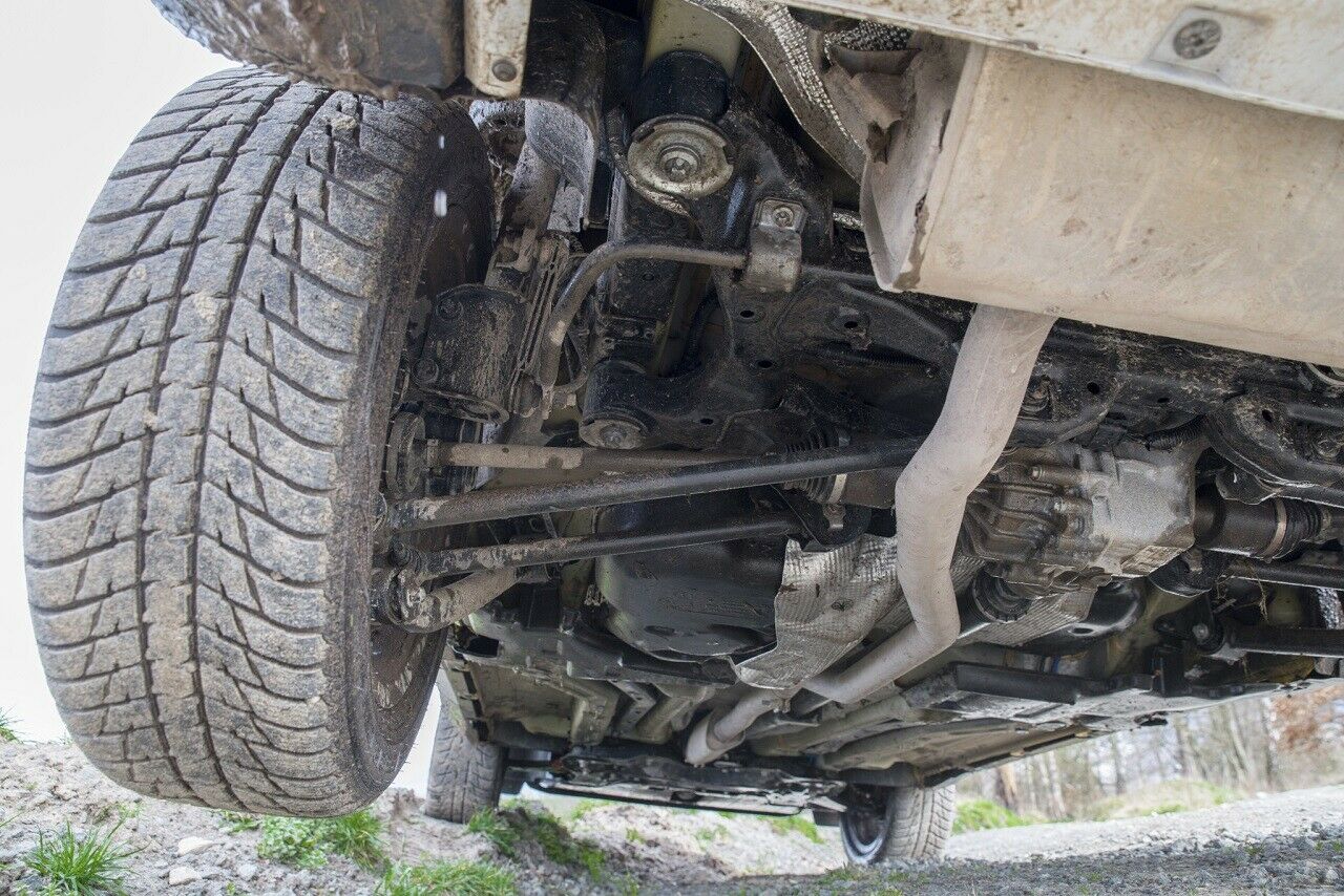 Blick auf den Unterboden