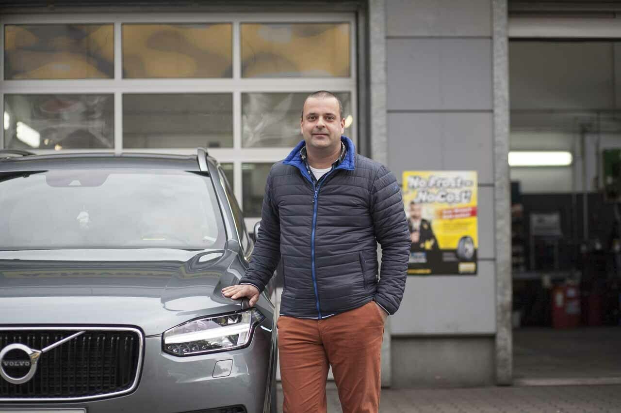 Udo hatte viel Gelegenheit den Dunlop-Winterreifen auf seinem Volvo zu testen