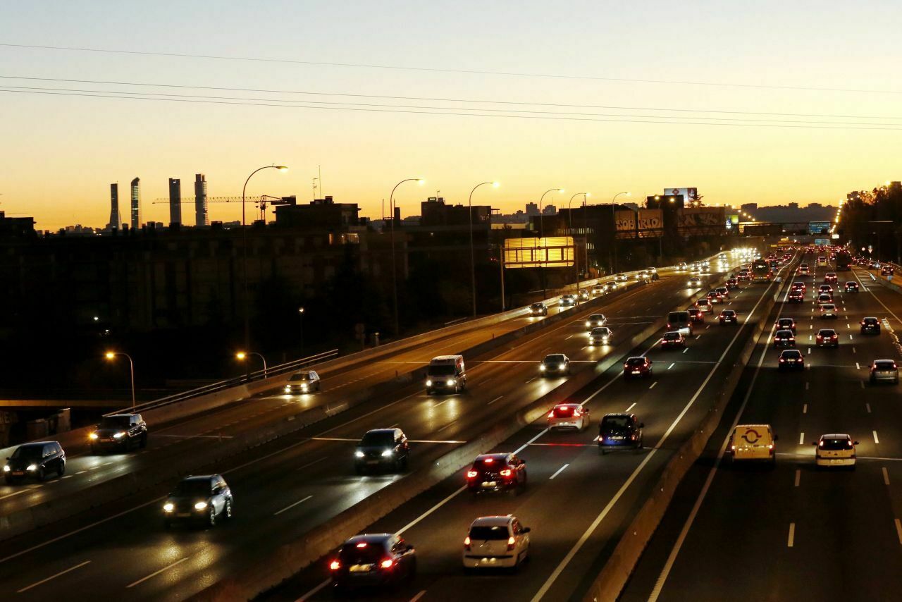 Verkehr in Spaniens Hauptstadt Madrid: In Spanien und Italien wuchsen die M&auml;rkte - in Deutschland und Frankreich nicht