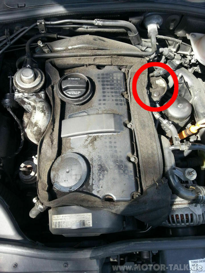 Kraftstofffilter wechseln bei AJM (PD)